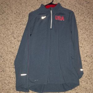 Nike USA Element Quarter ZIP 512554-497 Large